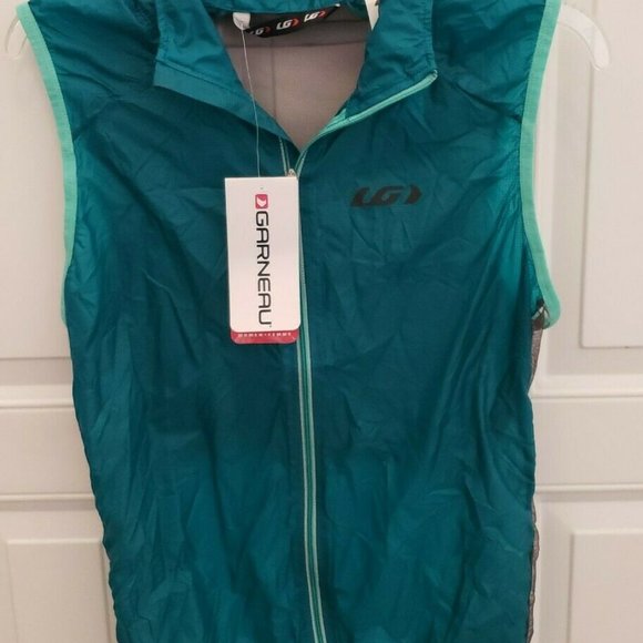 Women's Teal Cycling Vest - Picture 9 of 14